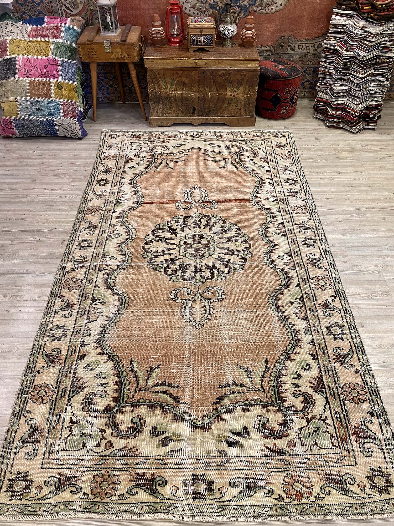 Vintage Eskitme Vintage Halı 154 x 278 cm 10210 - Görsel 2