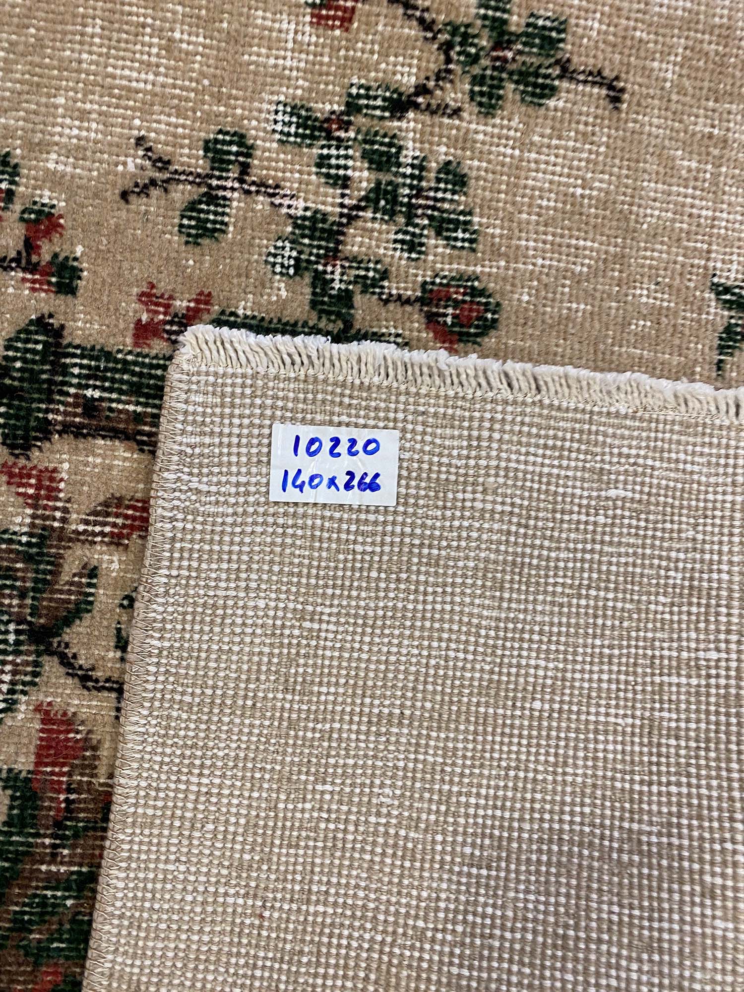 Milas Eskitme Vintage Halı 140 x 266 cm 10220 - Görsel 7