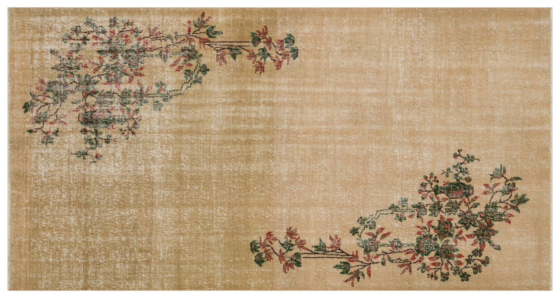 Milas Eskitme Vintage Halı 140 x 266 cm 10220 - Görsel 8