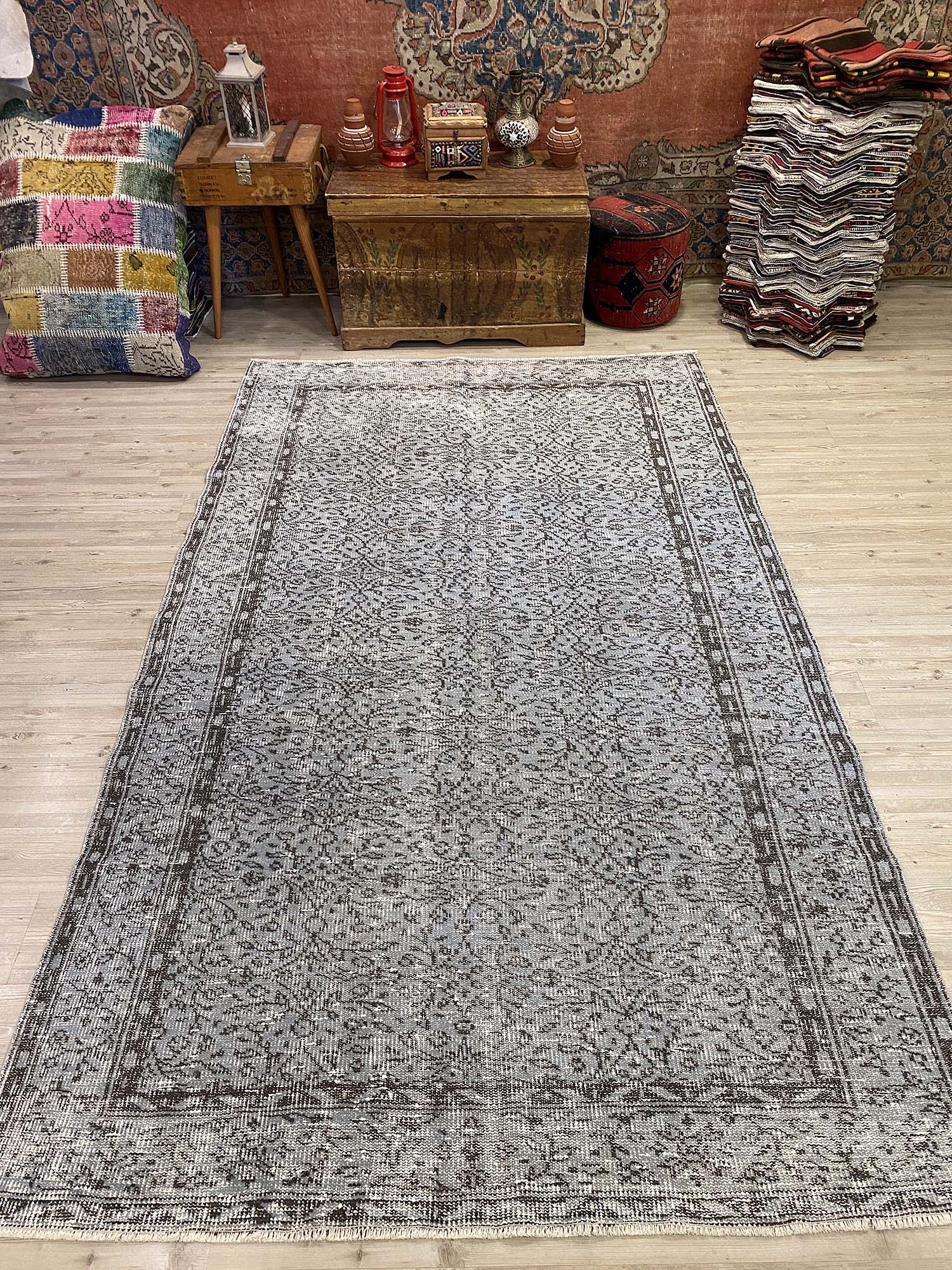 Anadolu Eskitme Vintage Halı 168 x 280 cm 10237