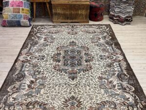 El Yapımı Eskitme Vintage Halı 187 x 277 cm 10245