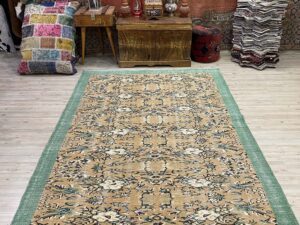 Sır Gibi Saklanmış İnci Eskitme Vintage Halı 171 x 265 cm 10251