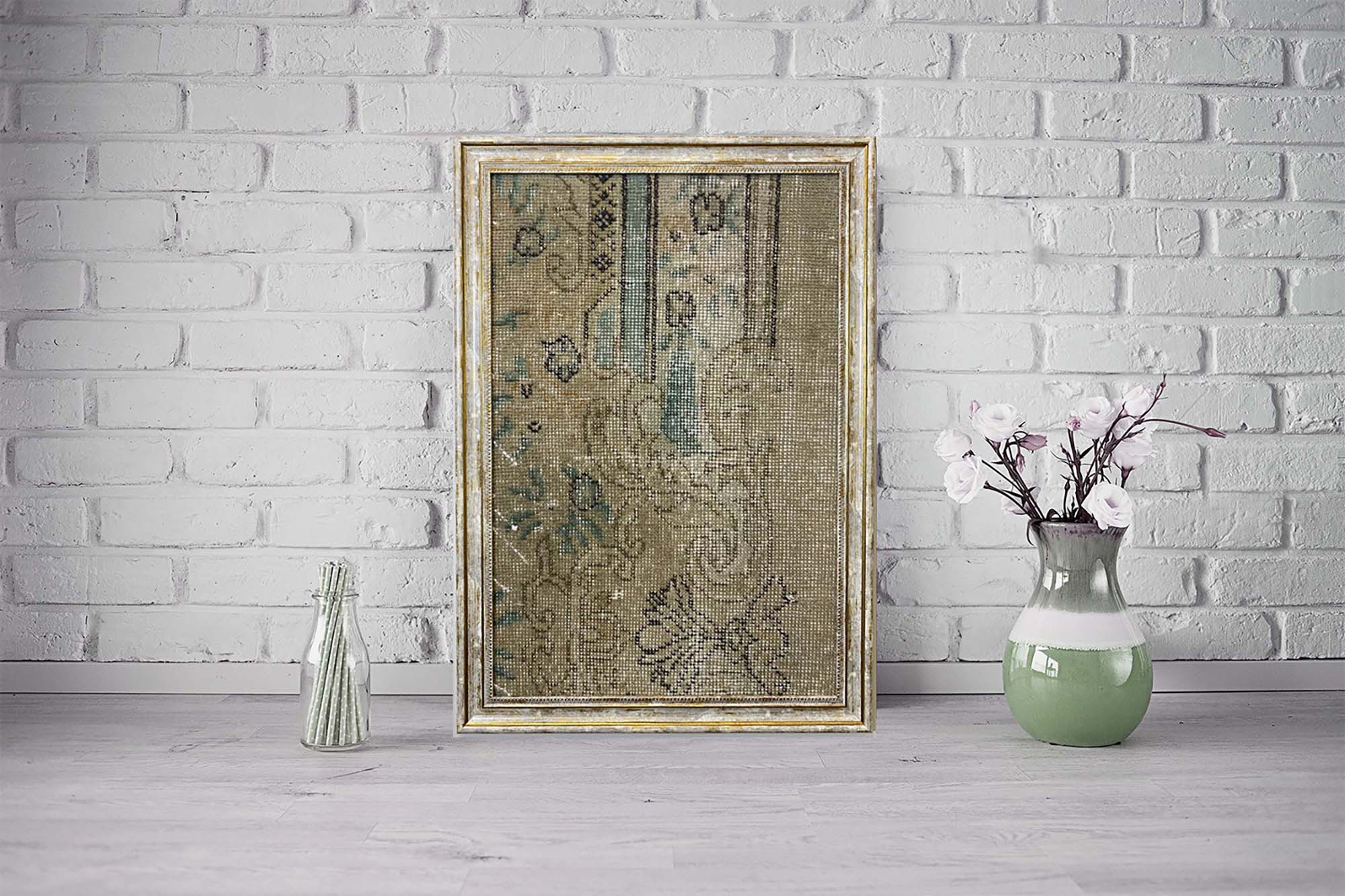 Eski Türk Halısının Hikayesini Anlatan Tablo 50x70cm T058 - Görsel 6