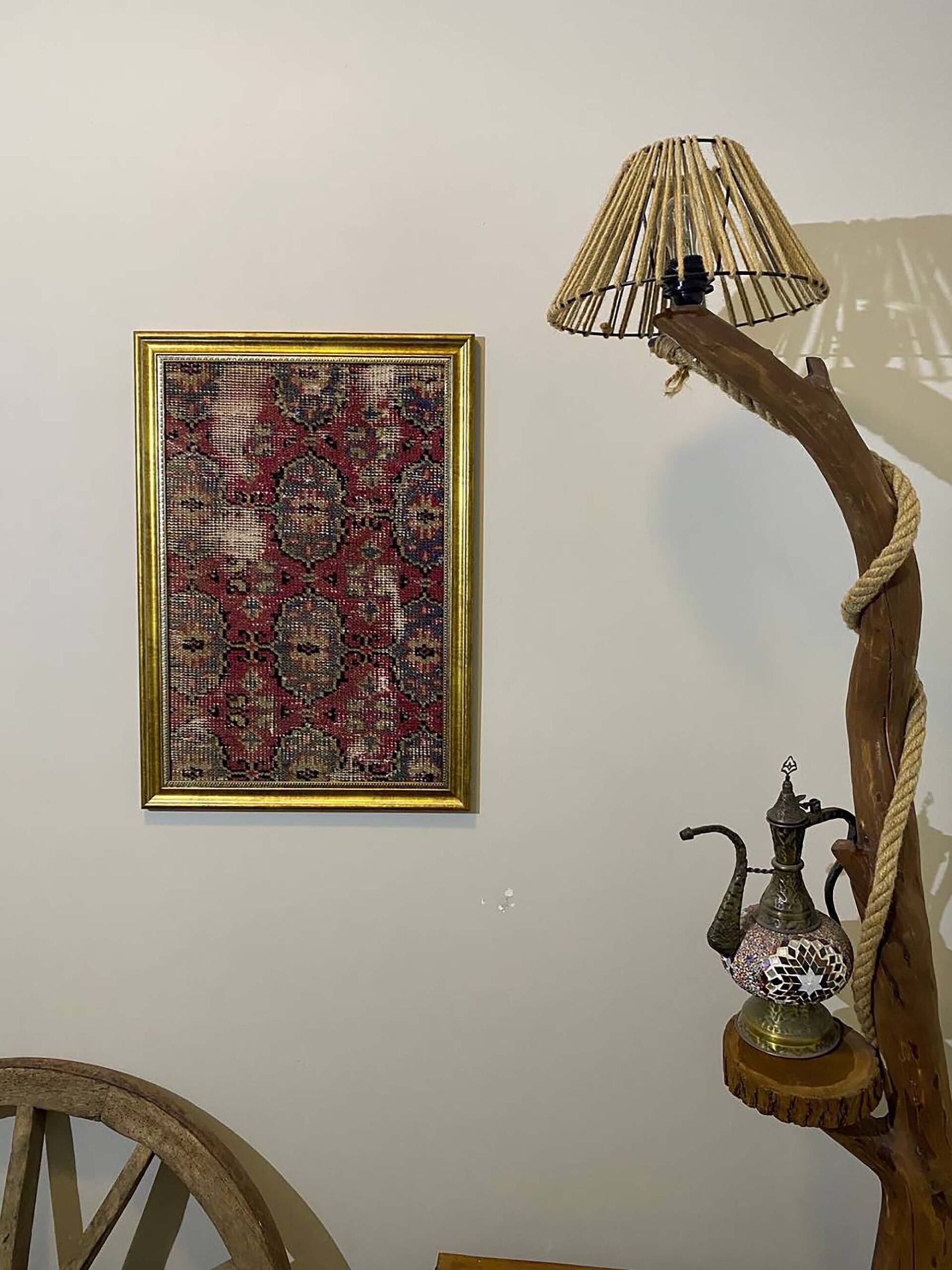 Tarihî Dokunuş Yün Sanat Panosu 50x70cm T060 - Görsel 4