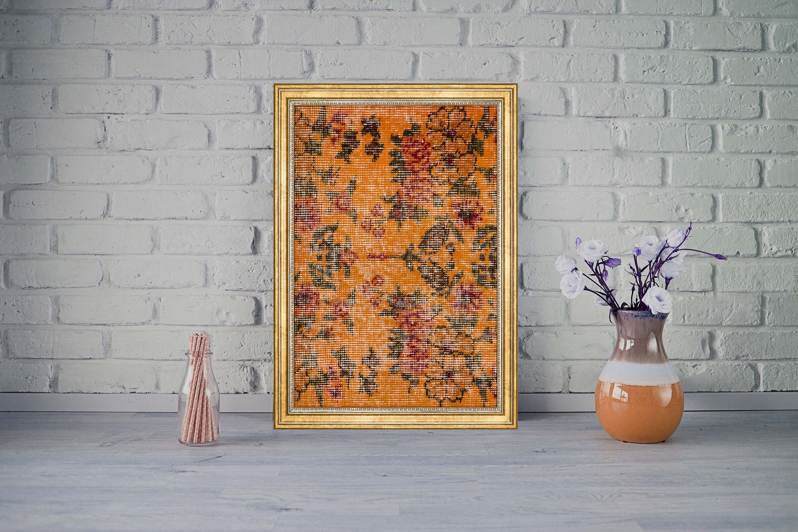 Tarihî Dokunuş Yün Sanat Panosu 50x70cm T078