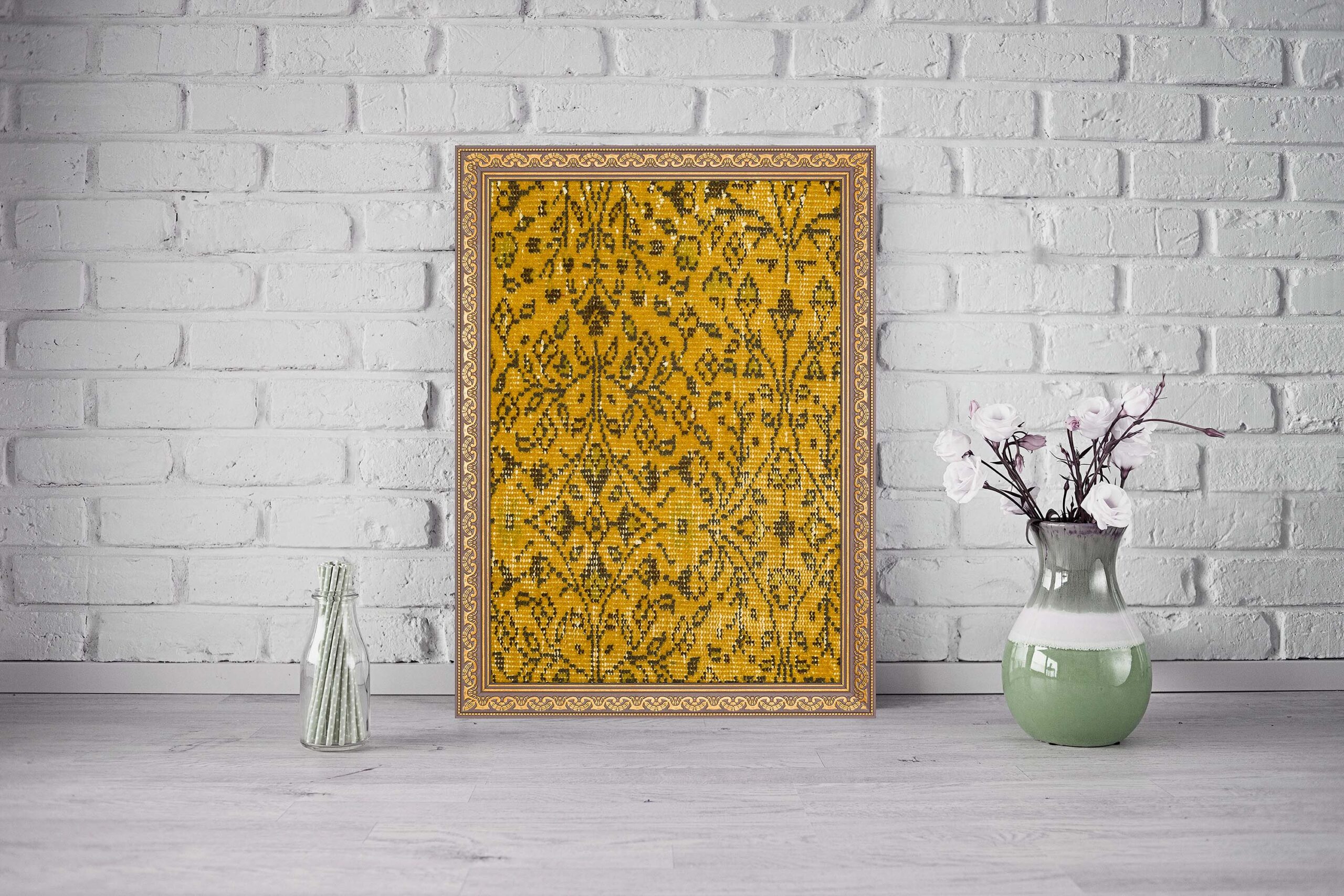 Doğanın Mirası Yünden Sanat Eseri 50x70cm T081 - Görsel 4