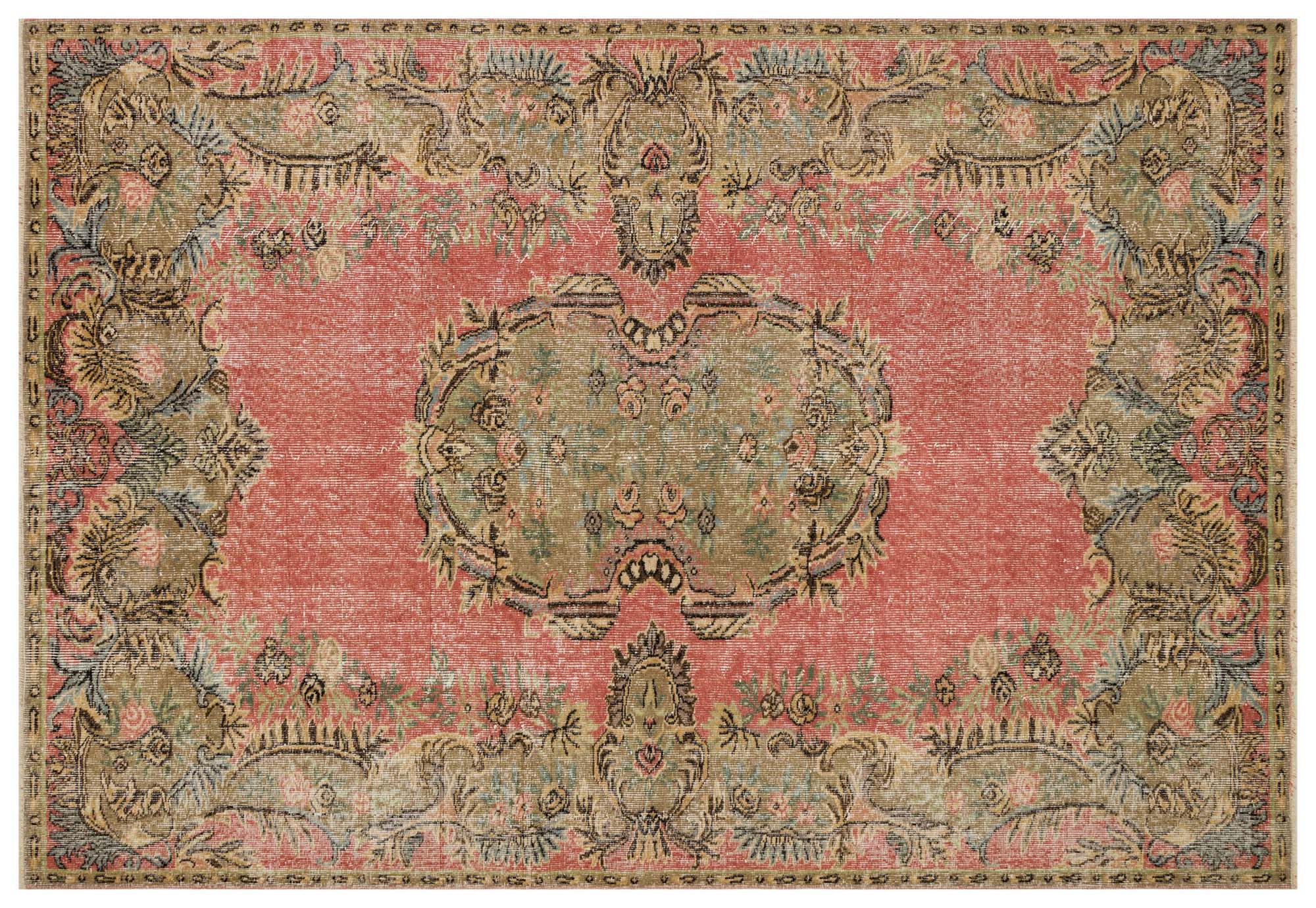 Anadolu Desenleriyle El Yapımı Halı 174 x 252 cm 10196 - Görsel 2