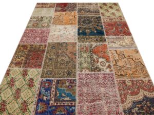 Patchwork Desenli El Dokuma Halı 160 x 230 cm 6256