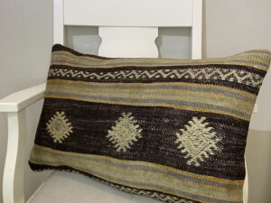 El Dokuma Patchwork Yastık Kılıfı  40x60 cm Kod : 396