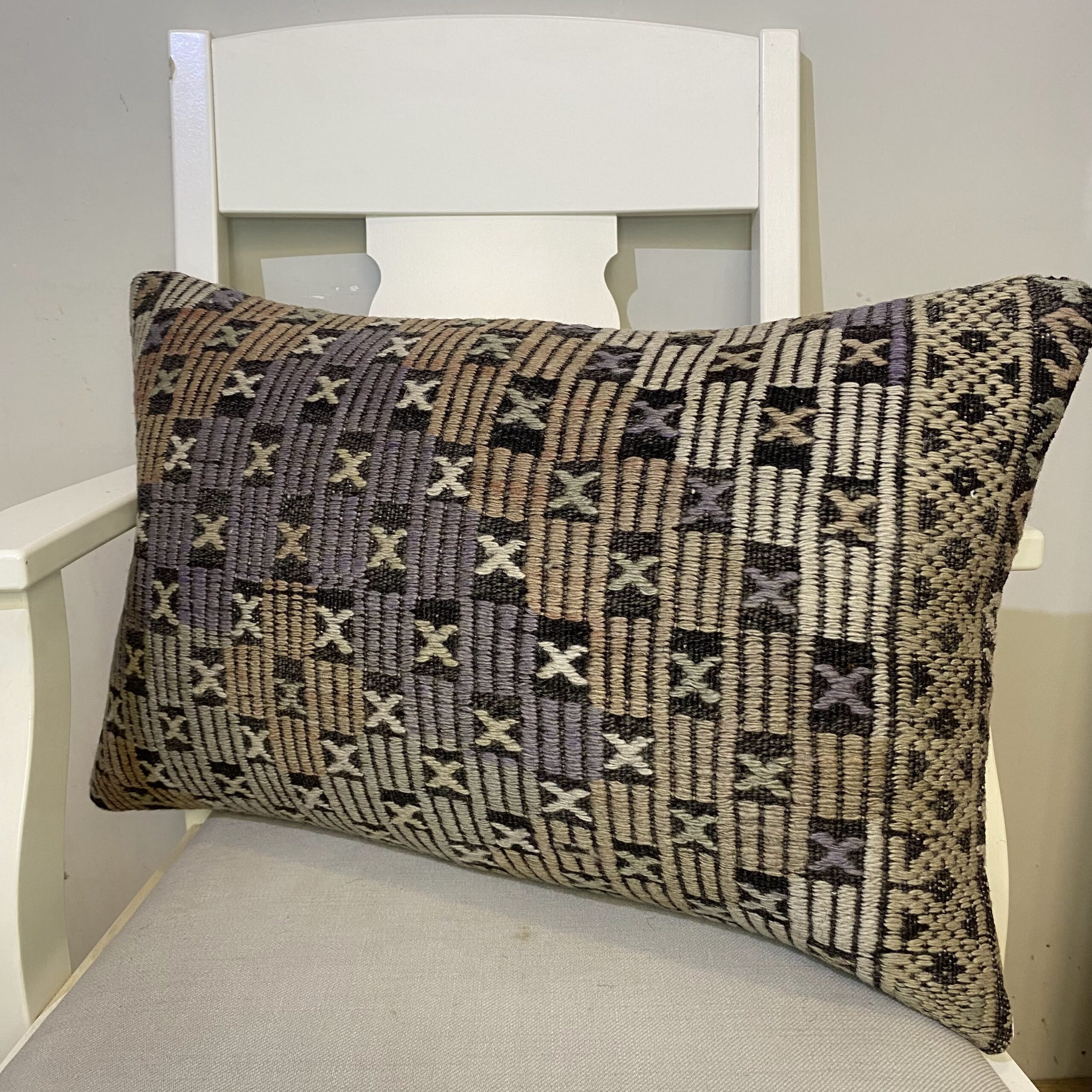 El Dokuma Patchwork Yastık Kılıfı  40x60 cm Kod : 458