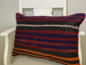 El Dokuma Patchwork Yastık Kılıfı  40x60 cm Kod : 485