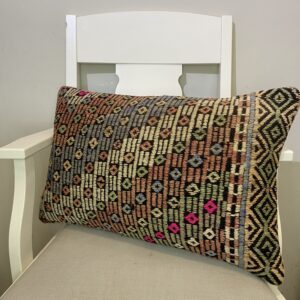 El Dokuma Patchwork Yastık Kılıfı  40x60 cm Kod : 495