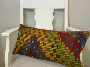 El Dokuma Patchwork Yastık Kılıfı  30x60 cm Kod : 562