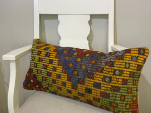 El Dokuma Patchwork Yastık Kılıfı  30x60 cm Kod : 564