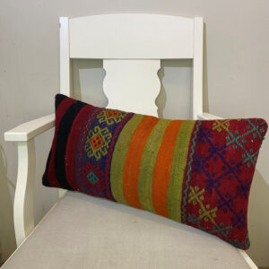 El Dokuma Patchwork Yastık Kılıfı  30x60 cm Kod : 567