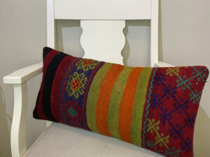 El Dokuma Patchwork Yastık Kılıfı  30x60 cm Kod : 567