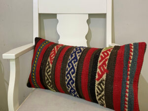 El Dokuma Patchwork Yastık Kılıfı  30x60 cm Kod : 594