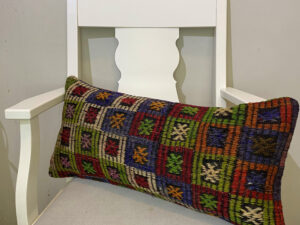 El Dokuma Patchwork Yastık Kılıfı  30x60 cm Kod : 579