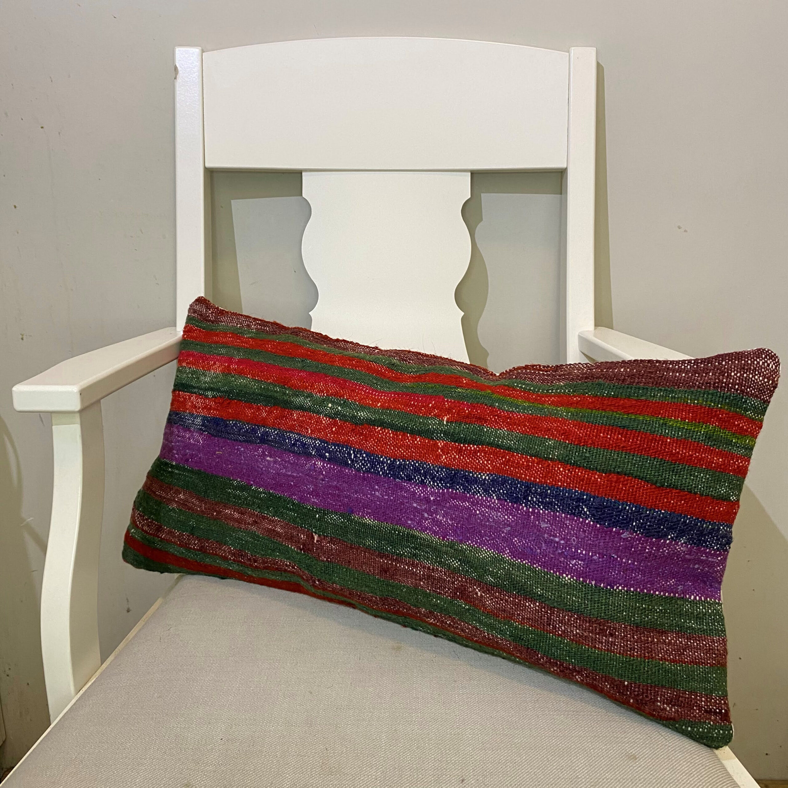 El Dokuma Patchwork Yastık Kılıfı  30x60 cm Kod : 588