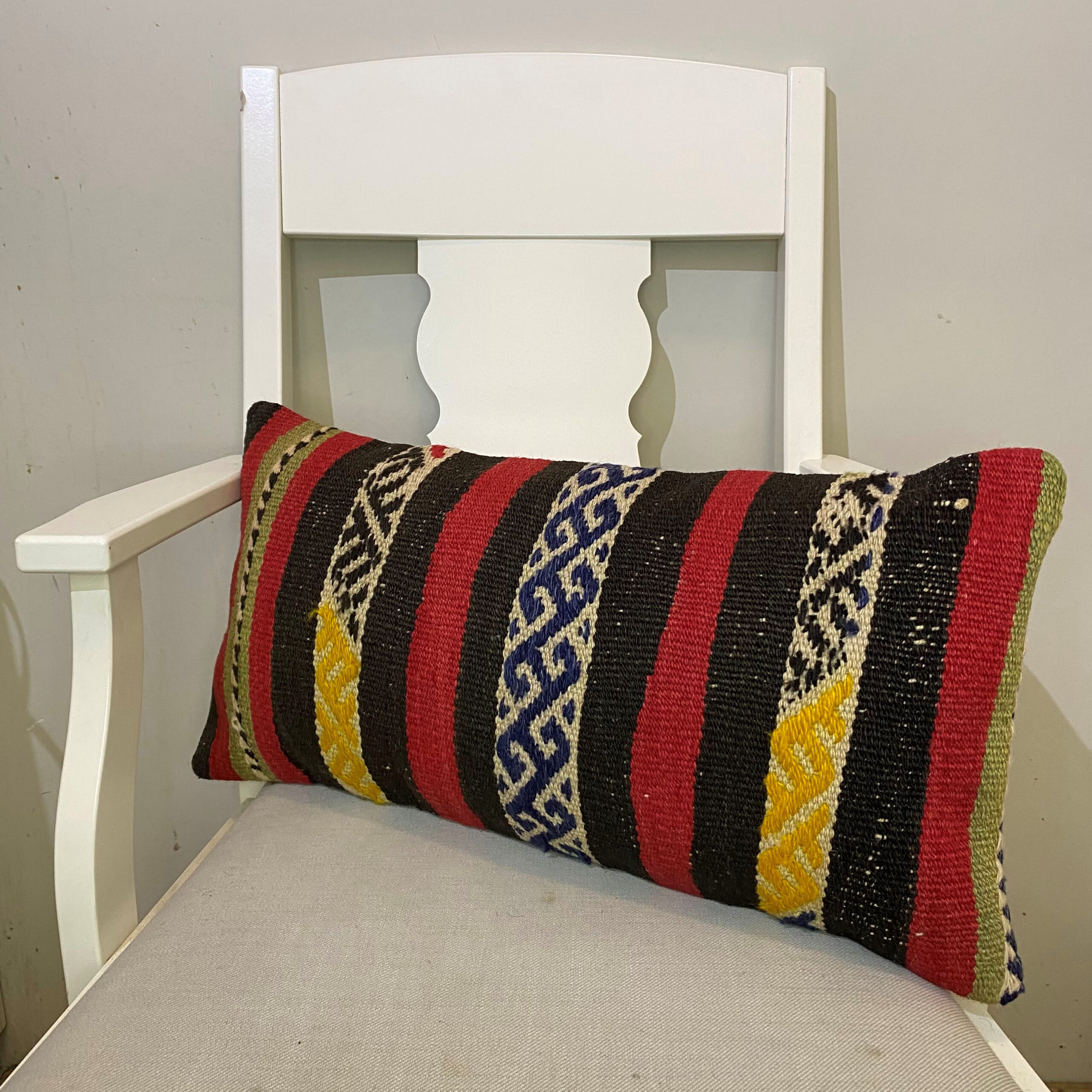 El Dokuma Patchwork Yastık Kılıfı 30x60 cm Kod : 594 - Görsel 3