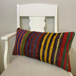 El Dokuma Patchwork Yastık Kılıfı  30x60 cm Kod : 596