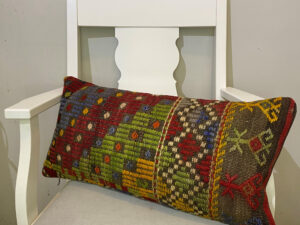 El Dokuma Patchwork Yastık Kılıfı  30x60 cm kod 600