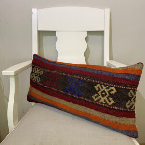 El Dokuma Patchwork Yastık Kılıfı  30x60 cm Kod : 605