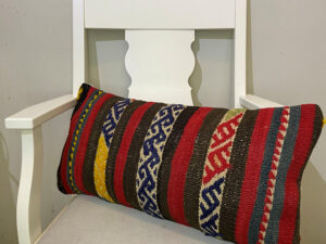 El Dokuma Patchwork Yastık Kılıfı  30x60 cm Kod : 606