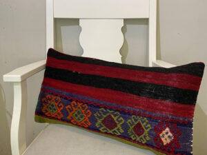 El Dokuma Patchwork Yastık Kılıfı  30x60 cm Kod : 611