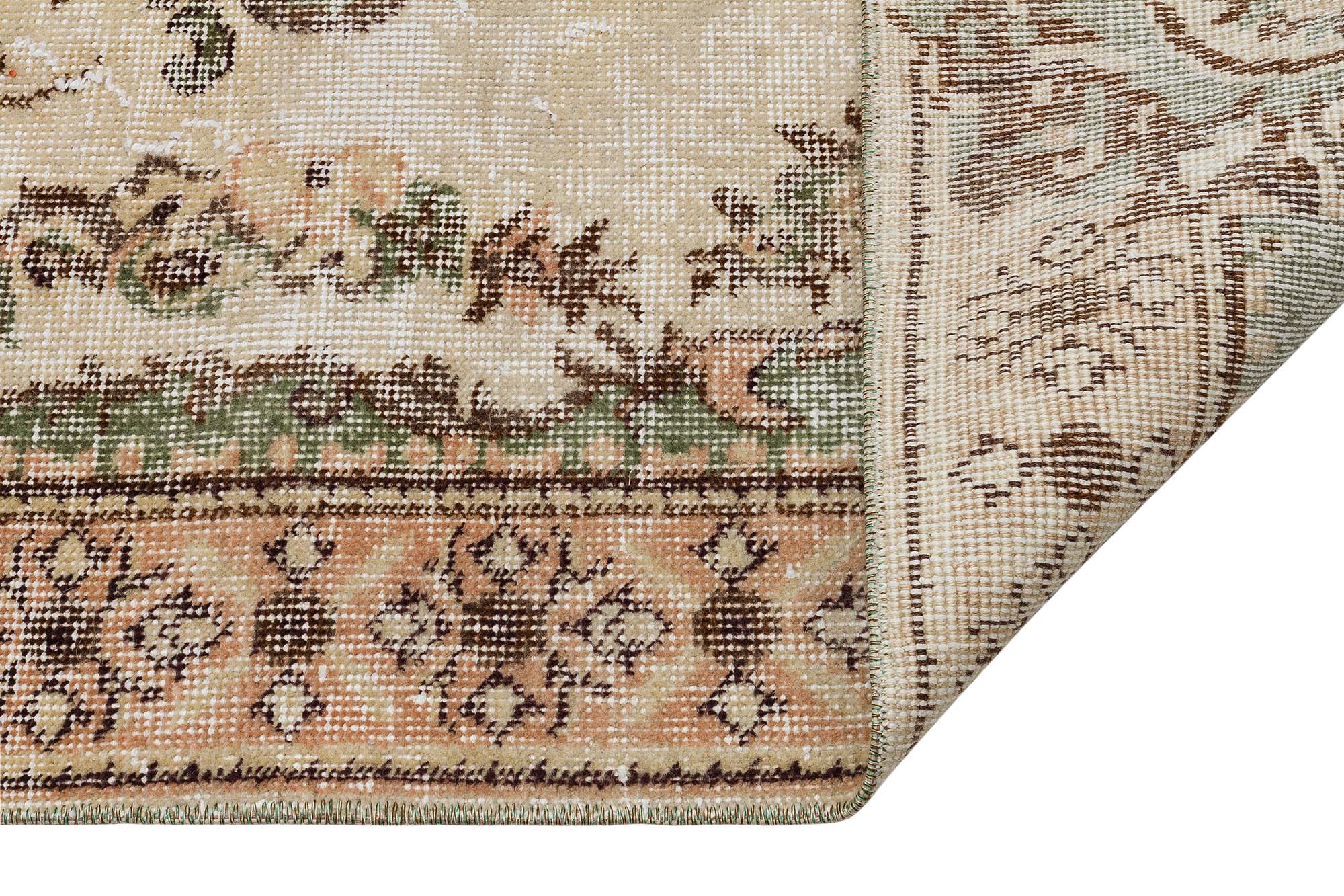 Benzersiz Vintage Eskitme Halı 117x207 cm 10338 - Görsel 4