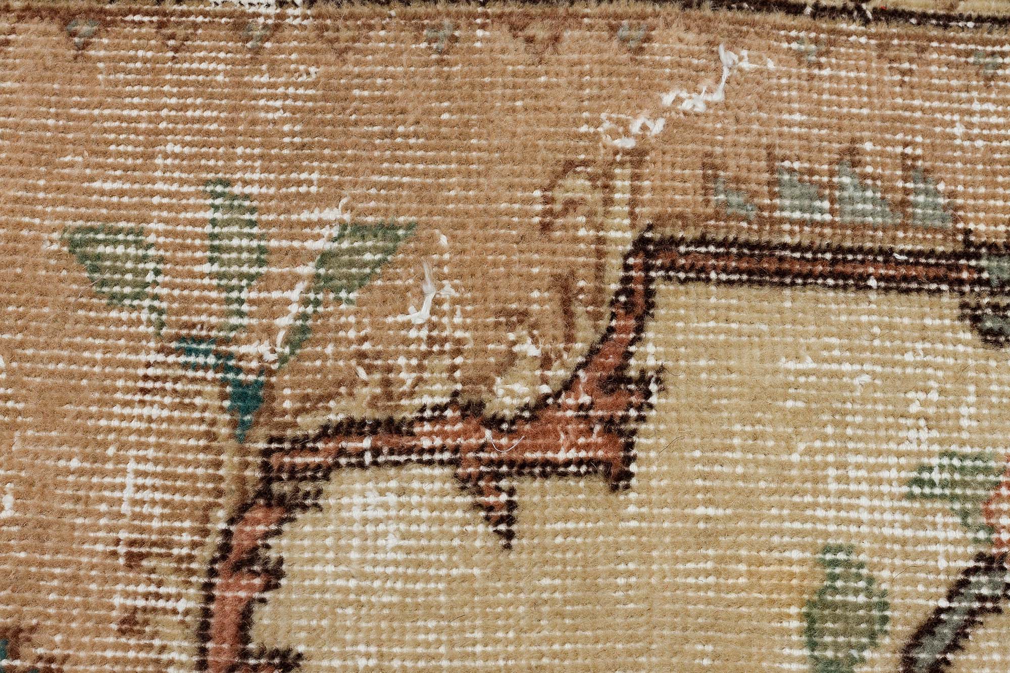 El Dokuma Vintage Eskitme Halı 120x201 cm 10341 - Görsel 5