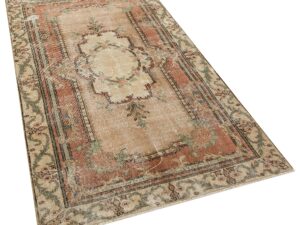 El Dokuma Vintage Eskitme Halı 120x201 cm 10341