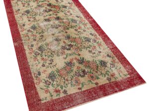 Benzersiz Vintage Eskitme Halı 111x206 cm 10345