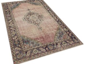 El Dokuma  Vintage Eskitme Halı 142x223 cm 10350