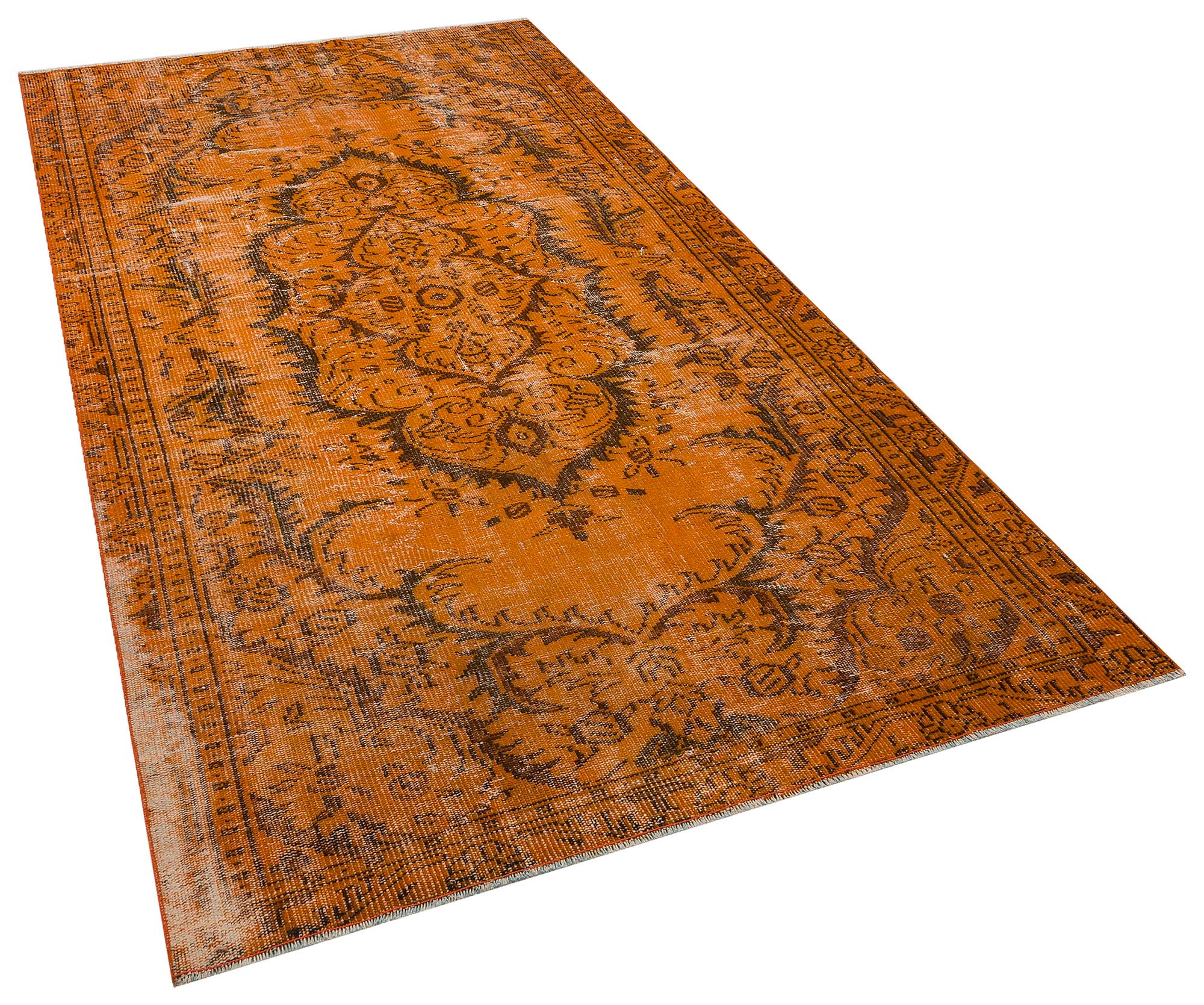 El Yapımı  Vintage Eskitme Halı 149x263 cm 10367