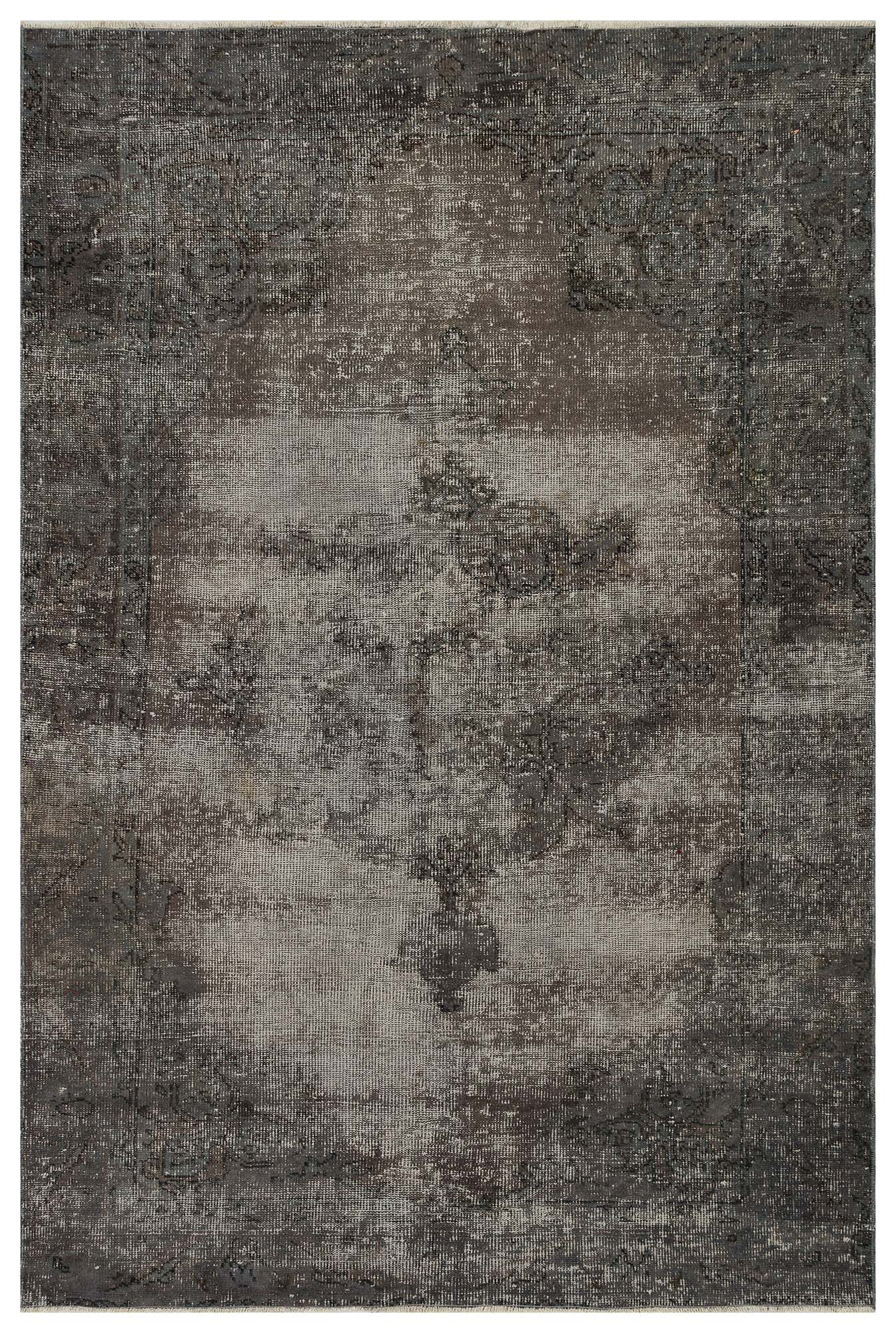 El Dokuma Vintage Eskitme Halı 158x234 cm 10369 - Görsel 2