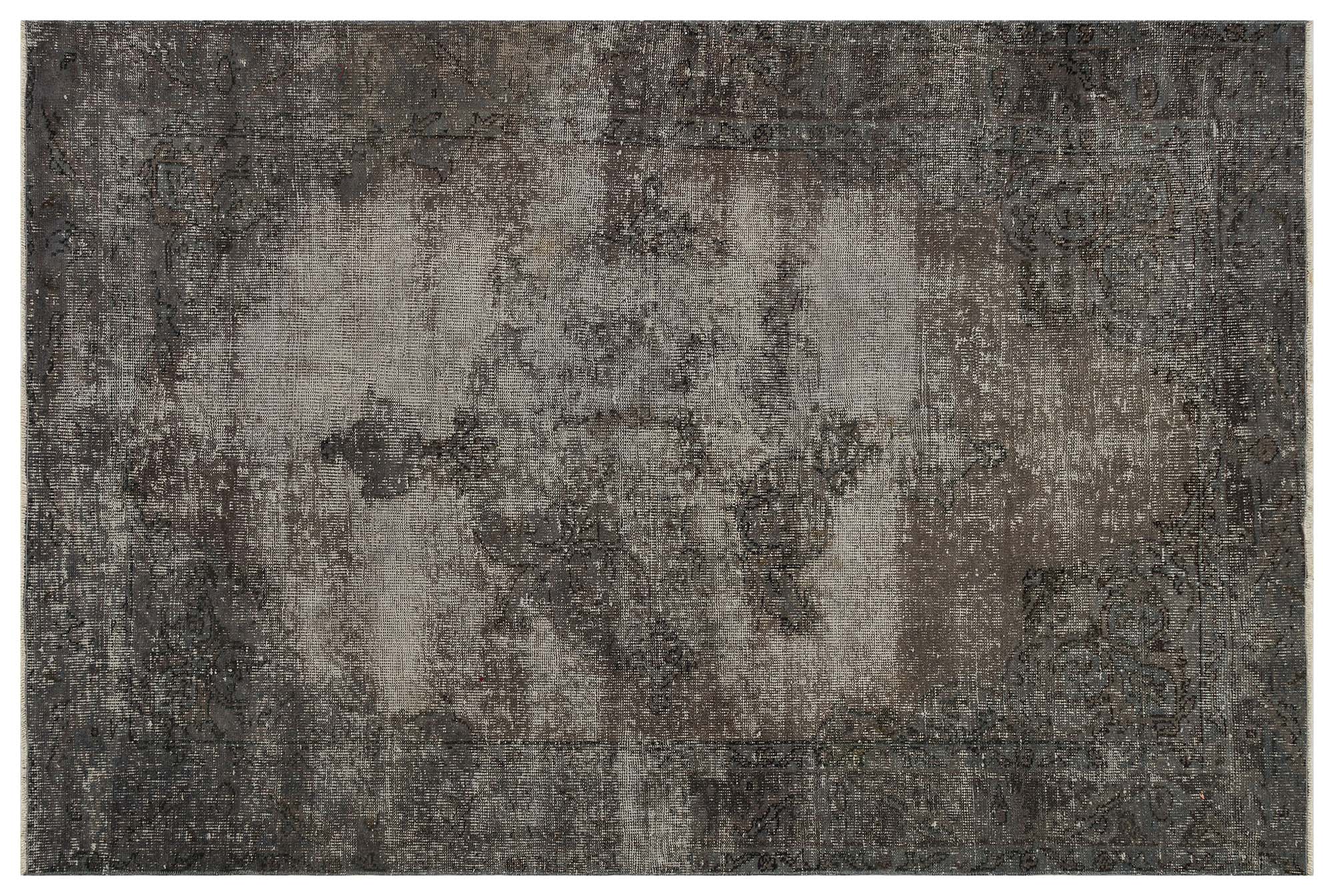 El Dokuma Vintage Eskitme Halı 158x234 cm 10369 - Görsel 3