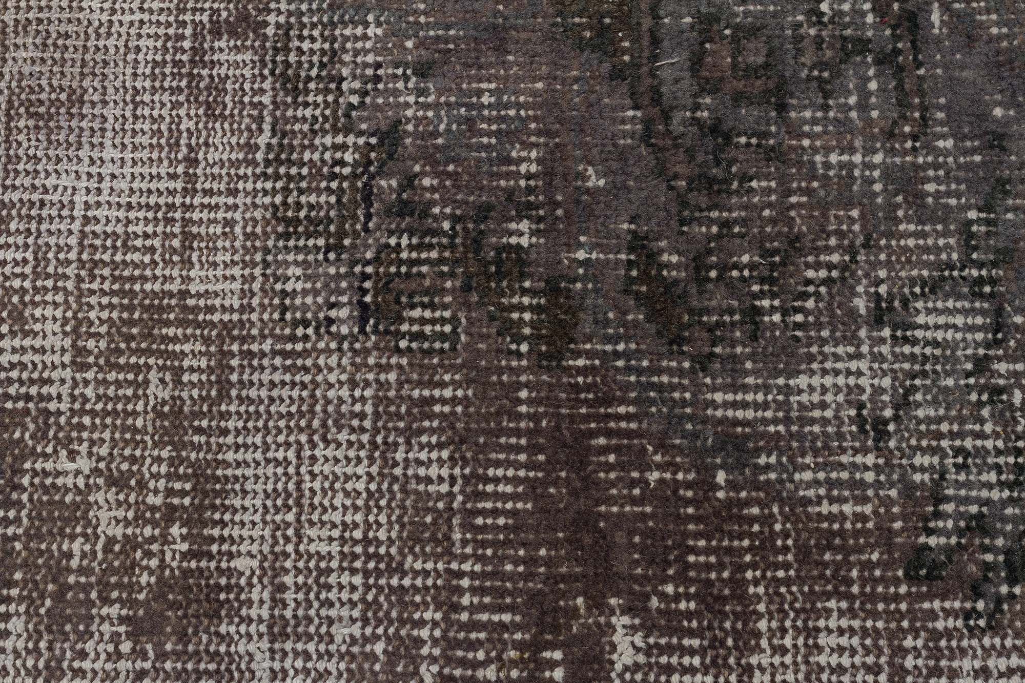 El Dokuma Vintage Eskitme Halı 158x234 cm 10369 - Görsel 5