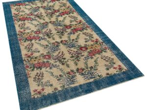 El Dokuma   Vintage Eskitme Halı 144x250 cm 10378