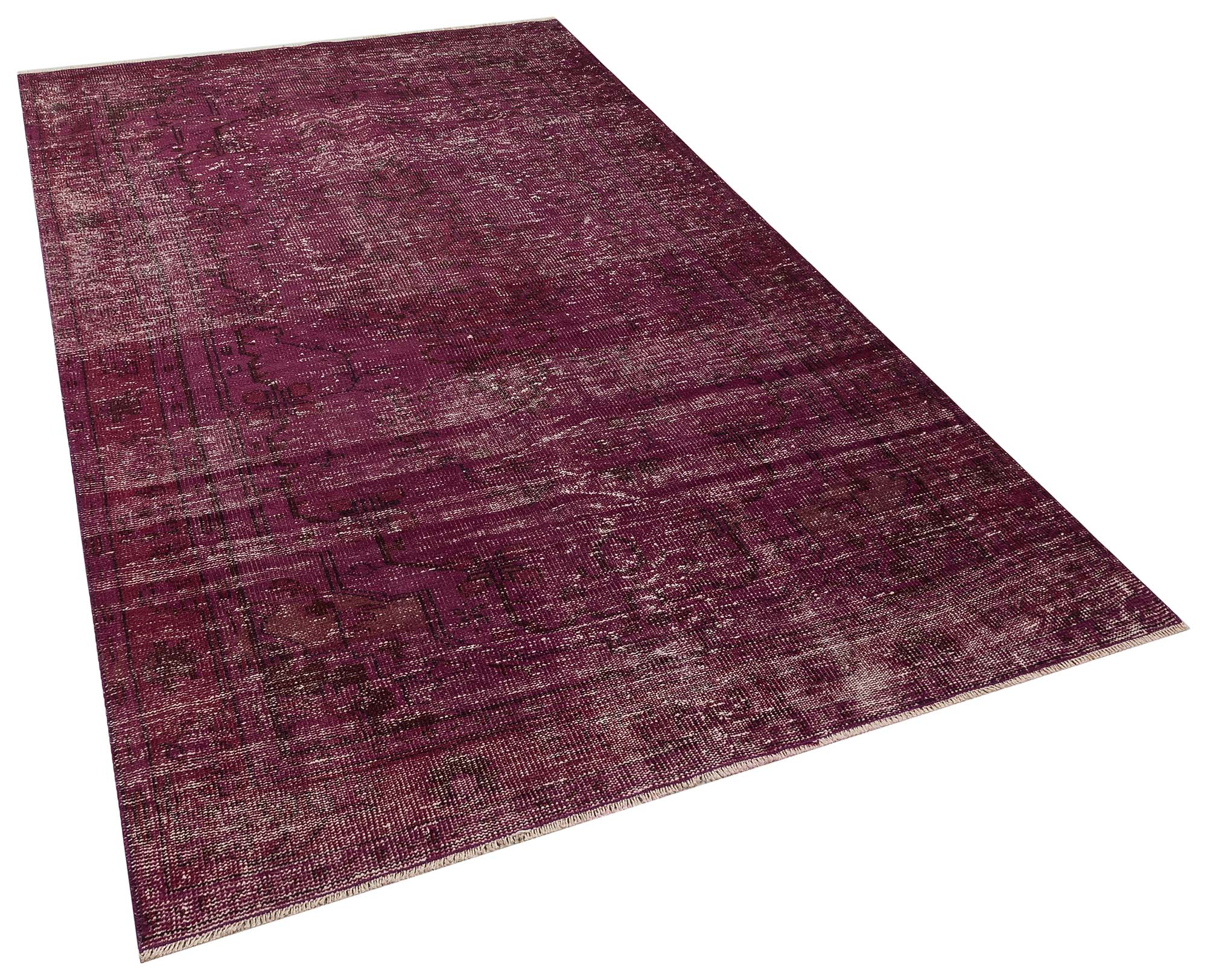 El Dokuma   Vintage Eskitme Halı 164x265 cm 10379