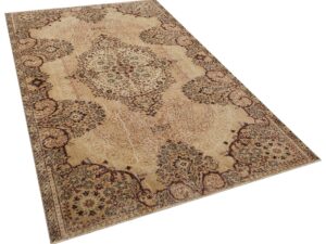 El Dokuma   Vintage Eskitme Halı 167x267 cm 10383