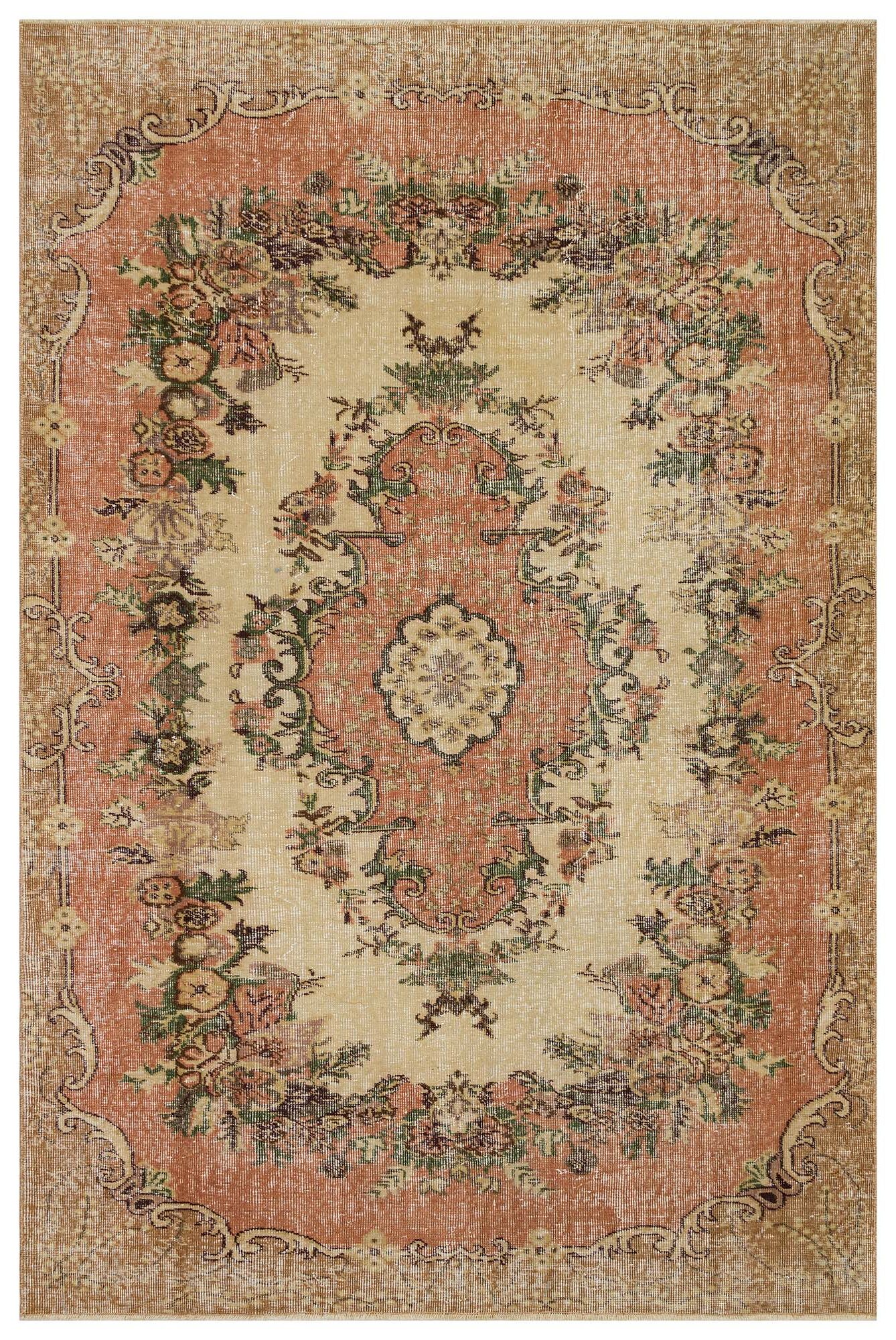 Eşsiz Vintage Eskitme Halı 167x253 cm 10385 - Görsel 2