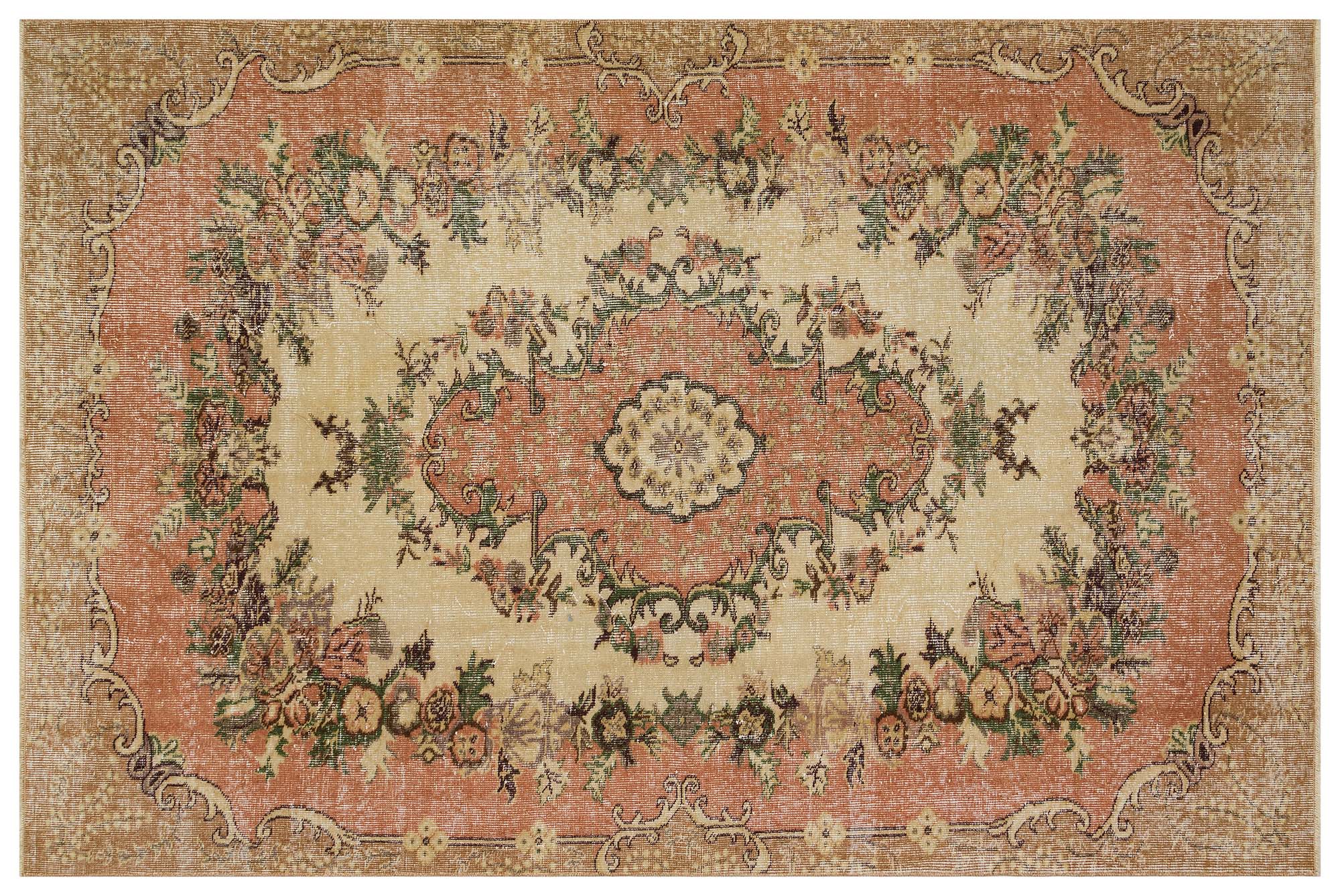 Eşsiz Vintage Eskitme Halı 167x253 cm 10385 - Görsel 3