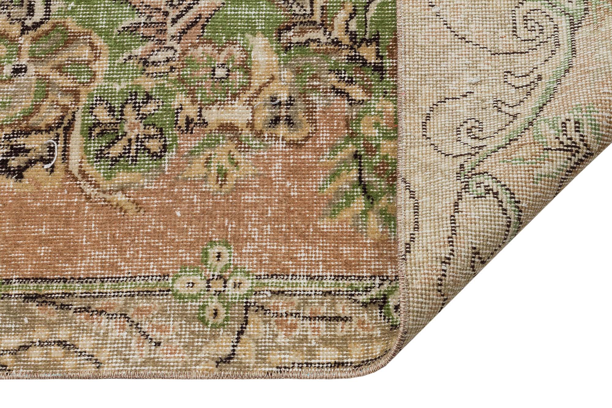 El Dokuma Vintage Eskitme Halı 160x288 cm 10390 - Görsel 4