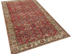 El Dokuma Vintage Eskitme Halı 152x260 cm 10412