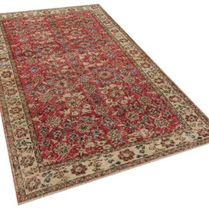 El Dokuma Vintage Eskitme Halı 152x260 cm 10412