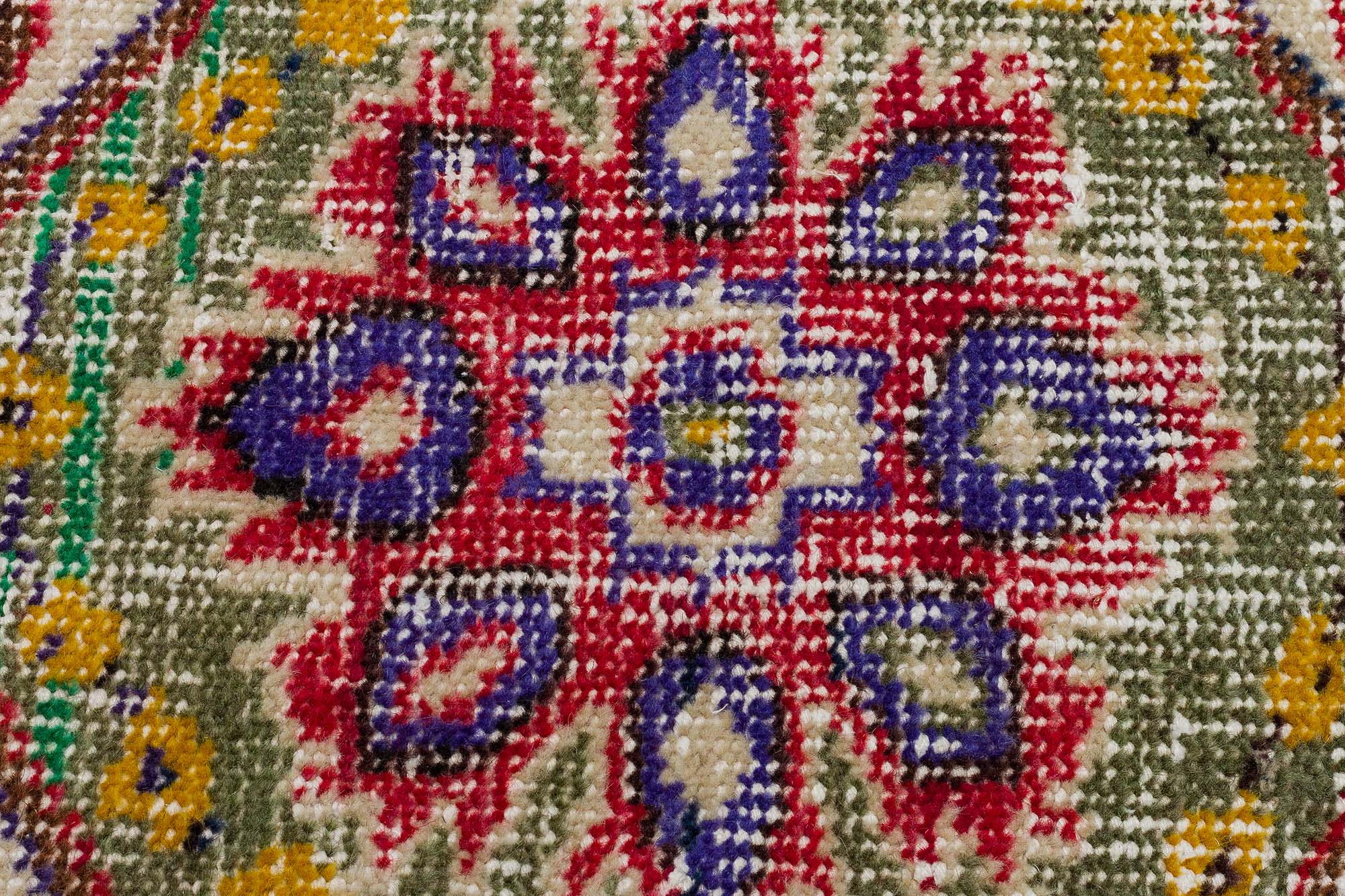 Vintage Eskitme El Dokuması Halı 143x256 cm 10413 - Görsel 5