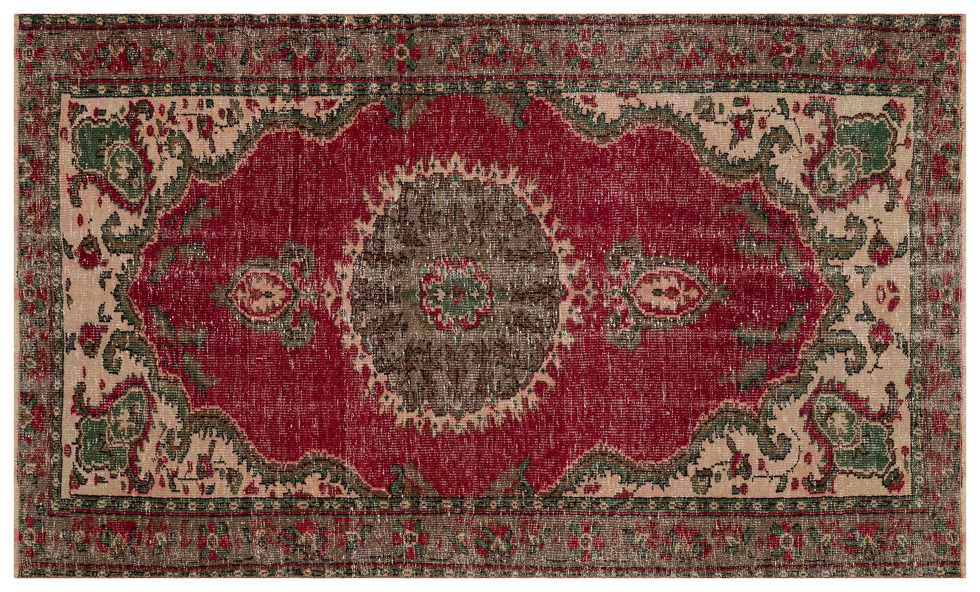 El Dokuma Vintage Halı 157x262 cm 10419 - Görsel 3