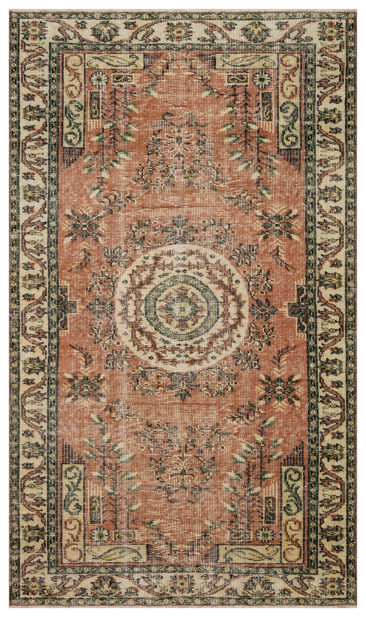 Vintage Eskitme El Dokuması Halı 150x253 cm 10428 - Görsel 2