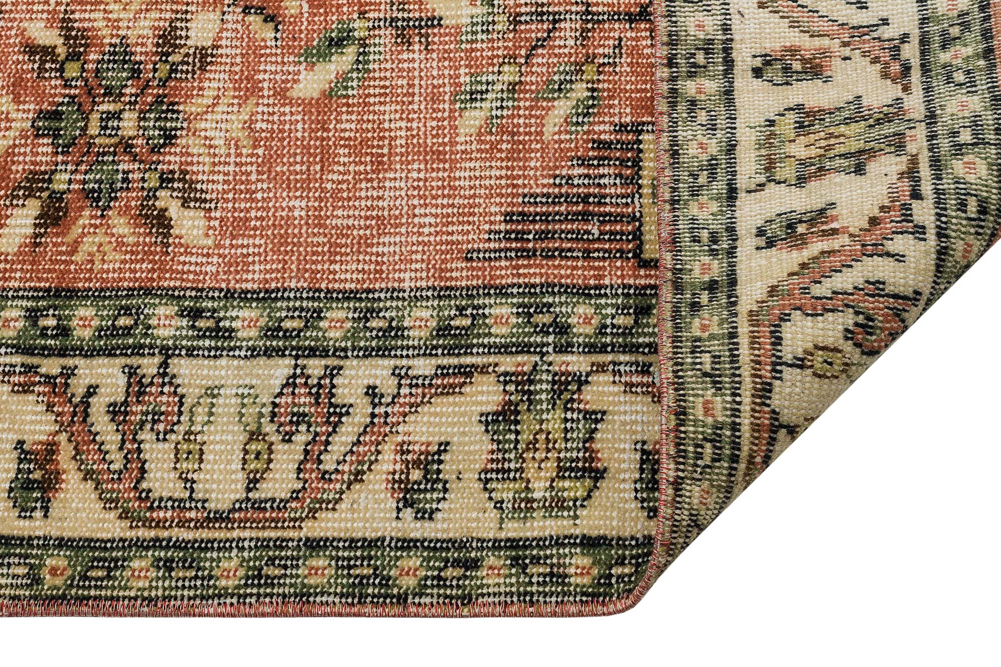 Vintage Eskitme El Dokuması Halı 150x253 cm 10428 - Görsel 4